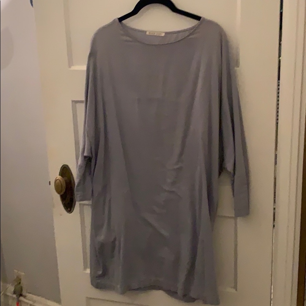 Black crane painter dress